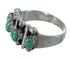 Turquoise Authentic Sterling Silver Ring Size 6-3/4 RX60612